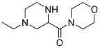 4-[(4-ETHYLPIPERAZIN-2-YL)CARBONYL]MORPHOLINE Struktur