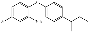 5-BROMO-2-[4-(SEC-BUTYL)PHENOXY]ANILINE Struktur