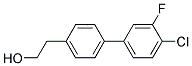 4-(4-CHLORO-3-FLUOROPHENYL)PHENETHYL ALCOHOL Struktur