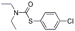 DIETHYL-THIOCARBAMIC ACID S-(4-CHLORO-PHENYL) ESTER Struktur