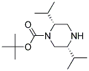 (2R,5R)-2,5-DIISOPROPYL-PIPERAZINE-1-CARBOXYLIC ACID TERT-BUTYL ESTER Struktur