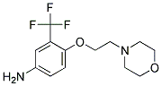 4-[2-(4-MORPHOLINYL)ETHOXY]-3-(TRIFLUOROMETHYL)-PHENYLAMINE Struktur