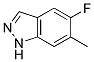 5-FLUORO-6-METHYL (1H)INDAZOLE Struktur