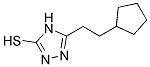 5-(2-CYCLOPENTYLETHYL)-4H-1,2,4-TRIAZOLE-3-THIOL Struktur