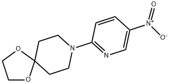 8-(5-NITROPYRIDIN-2-YL)-1,4-DIOXA-8-AZASPIRO[4.5]DECANE Struktur