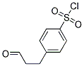 4-(3-OXO-PROPYL)-BENZENESULFONYL CHLORIDE Struktur