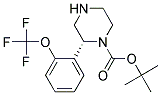 (R)-2-(2-TRIFLUOROMETHOXY-PHENYL)-PIPERAZINE-1-CARBOXYLIC ACID TERT-BUTYL ESTER Struktur