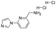 C-(6-IMIDAZOL-1-YL-PYRIDIN-2-YL)-METHYLAMINE 2HCL Struktur