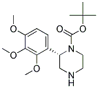 (S)-2-(2,3,4-TRIMETHOXY-PHENYL)-PIPERAZINE-1-CARBOXYLIC ACID TERT-BUTYL ESTER Struktur