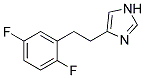 4-[2-(2,5-DIFLUORO-PHENYL)-ETHYL]-1H-IMIDAZOLE Struktur