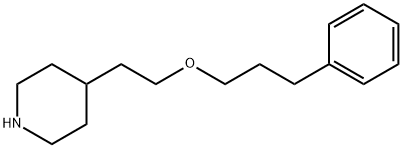 4-[2-(3-PHENYLPROPOXY)ETHYL]PIPERIDINE Struktur