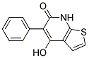 4-HYDROXY-5-PHENYL-7H-THIENO[2,3-B]PYRIDIN-6-ONE Struktur