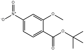 TERT-BUTYL 2 METHOXY-4-NITROBENZOATE Struktur