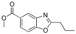 METHYL 2-PROPYL-1,3-BENZOXAZOLE-5-CARBOXYLATE Struktur