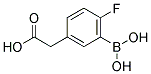 3-CARBOXYMETHYL-6-FLUOROPHENYLBORONIC ACID Struktur