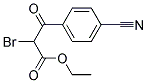 ETHYL 2-BROMO-3-(4-CYANOYPHENYL)-3-OXO-PROPANOATE Struktur