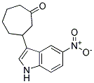 3-(5-NITRO-1H-INDOL-3-YL)-CYCLOHEPTANONE Struktur