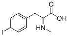 3-(4-IODO-PHENYL)-2-METHYLAMINO-PROPIONIC ACID Struktur