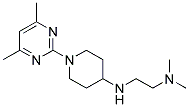 N'-[1-(4,6-DIMETHYLPYRIMIDIN-2-YL)PIPERIDIN-4-YL]-N,N-DIMETHYLETHANE-1,2-DIAMINE Struktur