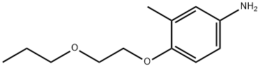 3-METHYL-4-(2-PROPOXYETHOXY)ANILINE Struktur