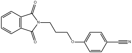 4-[3-(1,3-DIOXO-1,3-DIHYDRO-2H-ISOINDOL-2-YL)PROPOXY]BENZENECARBONITRILE Struktur