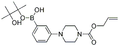 3-(4'-ALLYLOXYCARBONYLPIPERIZINO)PHENYLBORONIC ACID, PINACOL ESTER Struktur