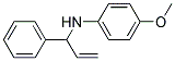 (4-METHOXY-PHENYL)-(1-PHENYL-ALLYL)-AMINE Struktur