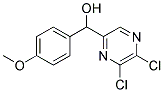 (5,6-DICHLORO-PYRAZIN-2-YL)-(4-METHOXY-PHENYL)-METHANOL Struktur