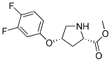 METHYL (2S,4S)-4-(3,4-DIFLUOROPHENOXY)-2-PYRROLIDINECARBOXYLATE Struktur