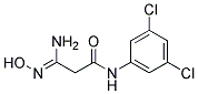 (3Z)-3-AMINO-N-(3,5-DICHLOROPHENYL)-3-(HYDROXYIMINO)PROPANAMIDE Struktur