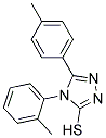 4-(2-METHYLPHENYL)-5-(4-METHYLPHENYL)-4H-1,2,4-TRIAZOLE-3-THIOL Struktur