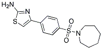 4-(4-(AZEPAN-1-YLSULFONYL)PHENYL)-1,3-THIAZOL-2-AMINE Struktur