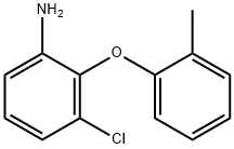 3-CHLORO-2-(2-METHYLPHENOXY)ANILINE Struktur