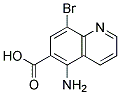 5-AMINO-8-BROMOQUINOLINE-6-CARBOXYLIC ACID Struktur