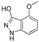 3-HYDROXY-4-METHOXY (1H)INDAZOLE Struktur