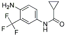 N-[4-AMINO-3-(TRIFLUOROMETHYL)PHENYL]CYCLOPROPANECARBOXAMIDE Struktur