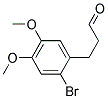 3-(2-BROMO-4,5-DIMETHOXY-PHENYL)-PROPIONALDEHYDE Struktur