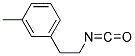 3-METHYLPHENETHYLISOCYANATE Struktur