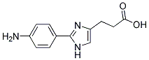 3-[2-(4-AMINOPHENYL)IMIDAZOL-4-YL]PROPIONIC ACID Struktur