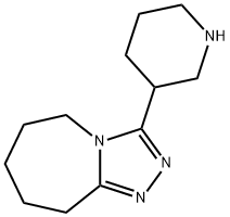 3-PIPERIDIN-3-YL-6,7,8,9-TETRAHYDRO-5H-[1,2,4]TRIAZOLO[4,3-A]AZEPINE Struktur