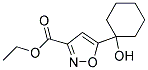 ETHYL 5-(1-HYDROXYCYCLOHEXYL)ISOXAZOLE-3-CARBOXYLATE Struktur