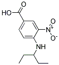 4-(1-ETHYL-PROPYLAMINO)-3-NITRO-BENZOIC ACID Struktur