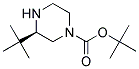 (R)-3-TERT-BUTYL-PIPERAZINE-1-CARBOXYLIC ACID TERT-BUTYL ESTER Struktur