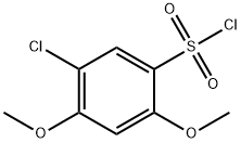 5-CHLORO-2,4-DIMETHOXY-BENZENESULFONYL CHLORIDE Struktur