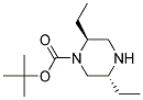 (2S,5R)-2,5-DIETHYL-PIPERAZINE-1-CARBOXYLIC ACID TERT-BUTYL ESTER Struktur