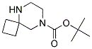 5,8-DIAZA-SPIRO[3.5]NONANE-8-CARBOXYLIC ACID TERT-BUTYL ESTER Struktur