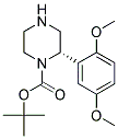 (S)-2-(2,5-DIMETHOXY-PHENYL)-PIPERAZINE-1-CARBOXYLIC ACID TERT-BUTYL ESTER Struktur