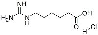 6-GUANIDINOCAPROIC ACID HYDROCHLORIDE Struktur