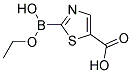 ETHYL THIAZOLE-2-BORONIC ACID-5-CARBOXYLATE Struktur