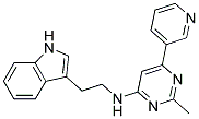 N-[2-(1H-INDOL-3-YL)ETHYL]-2-METHYL-6-PYRIDIN-3-YLPYRIMIDIN-4-AMINE Struktur